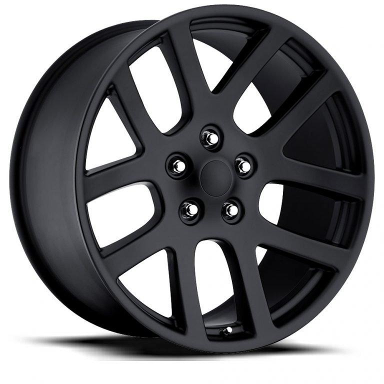 SRT10 Style Satin Black 22x10 Wheel 94-18 Ram 1500, 05-09 Dakota - Click Image to Close